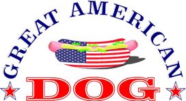 Logo, The Great American Hot Dog & Seafood